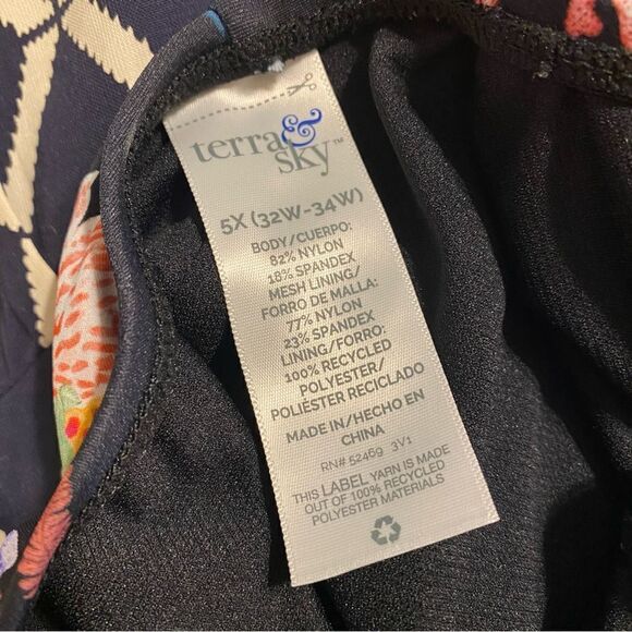 TERRA & SKY BATHING SUIT SWIM WEAR 5x - Picture 6 of 8